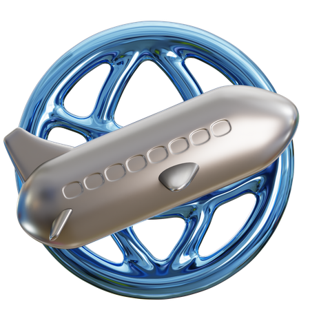 Symbole de vol  3D Icon