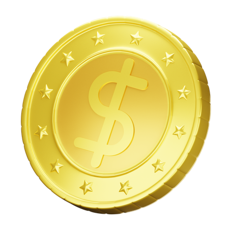 Symbole du dollar  3D Icon