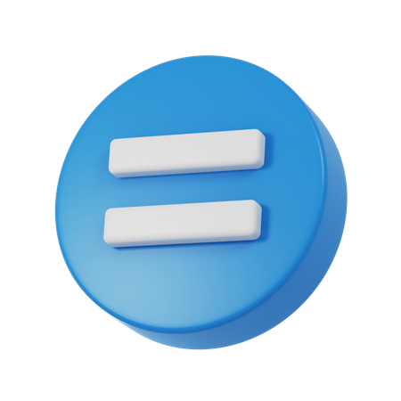 Symbole égal  3D Icon