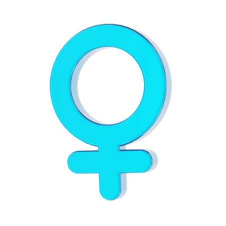 Symbole féminin  3D Icon