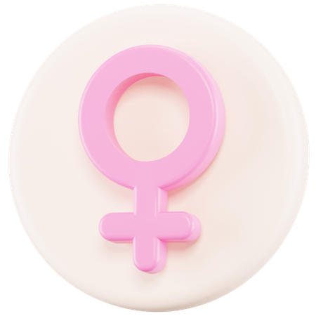 Symbole de femme  3D Icon