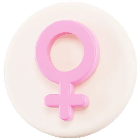 Symbole de femme  3D Icon