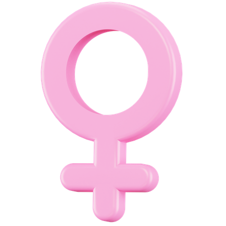 Symbole de femme  3D Icon