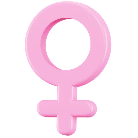 Symbole de femme  3D Icon