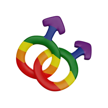 Symbole gay  3D Icon