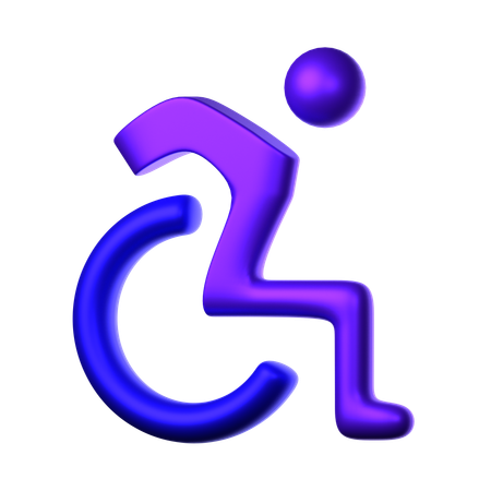 Symbole de handicap II  3D Icon