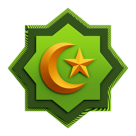 Symbole de l'islam  3D Icon