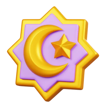 Symbole islamique  3D Icon