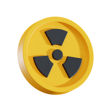 Symbole nucléaire  3D Icon