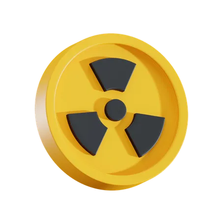 Symbole nucléaire  3D Icon