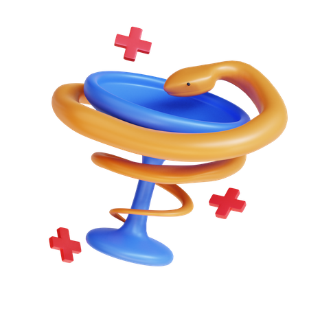 Symbole de la pharmacie  3D Icon