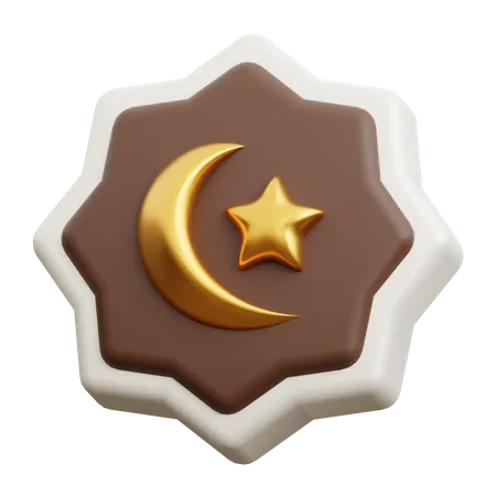 Symbole du ramadan  3D Icon