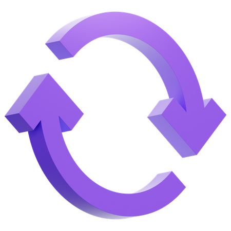 Sync  3D Icon