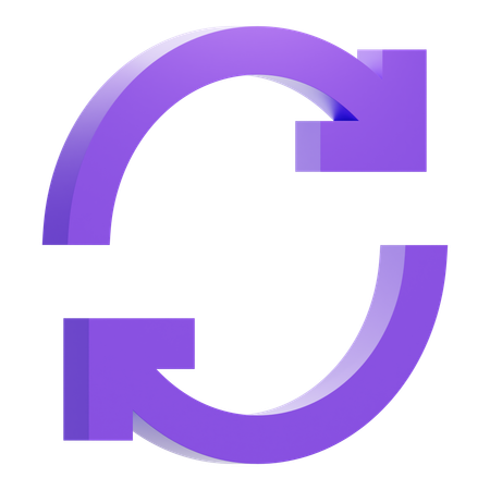 Sync  3D Icon
