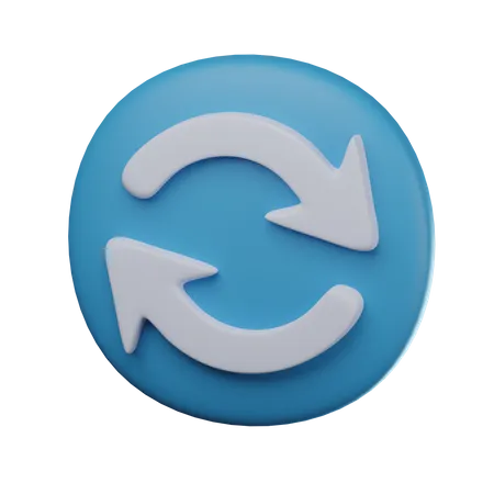 Sync  3D Icon