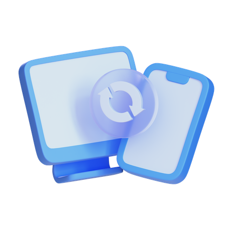 Sync  3D Icon