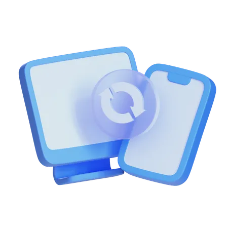 Sync  3D Icon