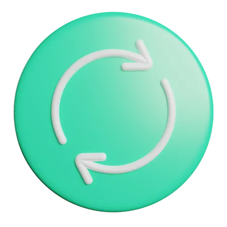 Sync  3D Icon