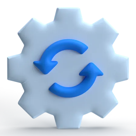 Sync  3D Icon