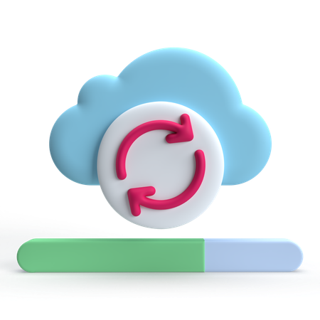 Sync  3D Icon
