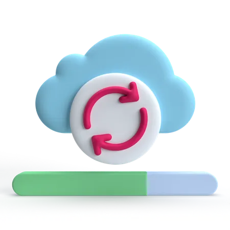 Sync  3D Icon