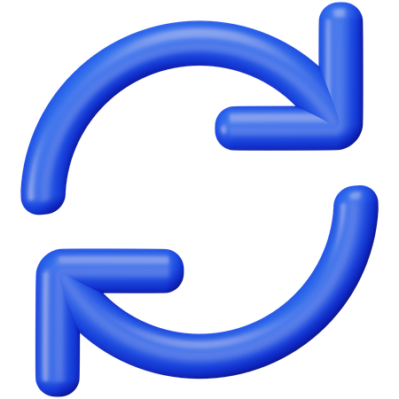 Sync  3D Icon