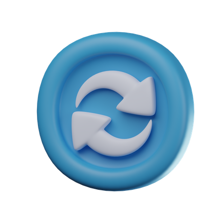 Sync  3D Icon