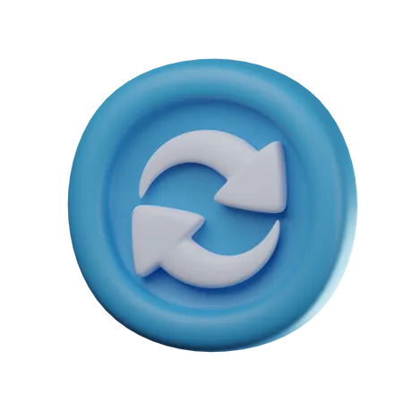 Sync  3D Icon