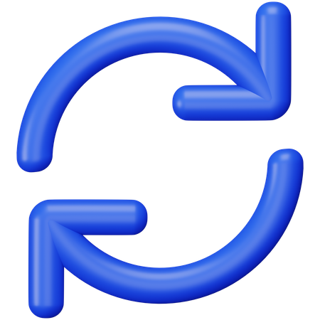 Sync 3D Icon