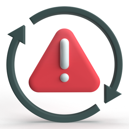 Sync Problem  3D Icon