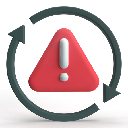 Sync Problem  3D Icon
