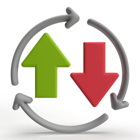 Synchronisation  3D Icon