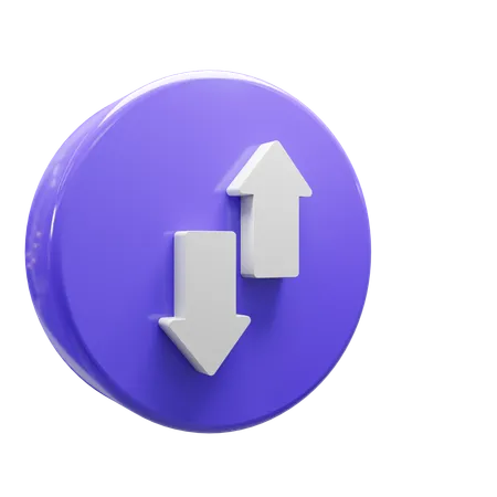 Flèche de synchronisation  3D Icon