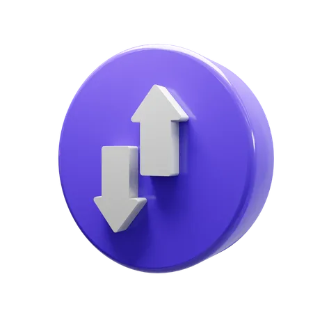 Flèche de synchronisation  3D Icon