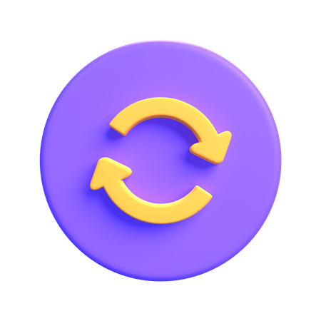 Synchroniser  3D Icon