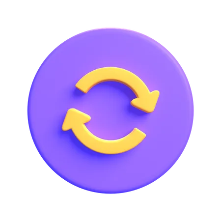 Synchroniser  3D Icon