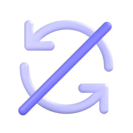 Synchronisierung abbrechen  3D Icon