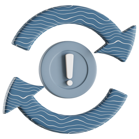 Synchronisierungsproblem  3D Icon