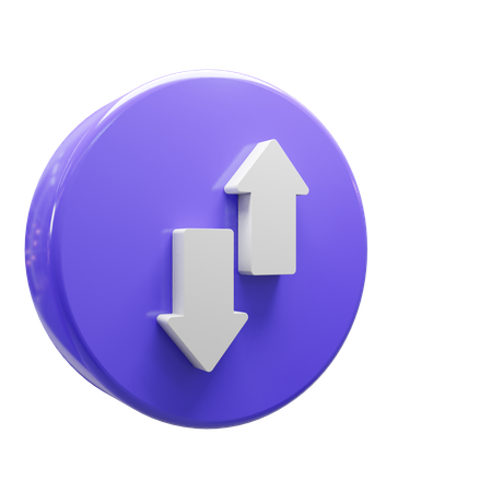 Synchronization Arrow  3D Icon