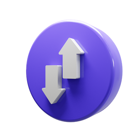 Synchronization Arrow  3D Icon