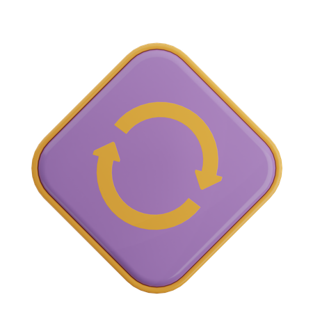 Synchronize Arrow  3D Icon