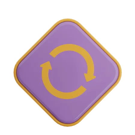 Synchronize Arrow  3D Icon