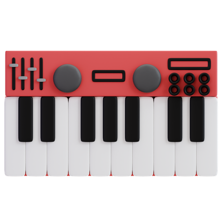 Synthesizer  3D Icon