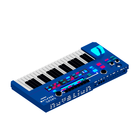 Synthesizer  3D Icon