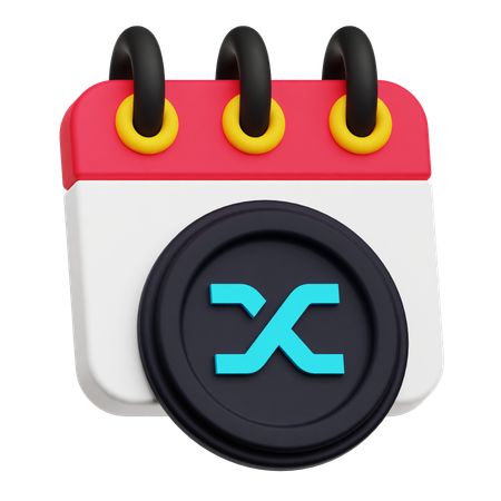 Synthetix Coin Calendar  3D Icon