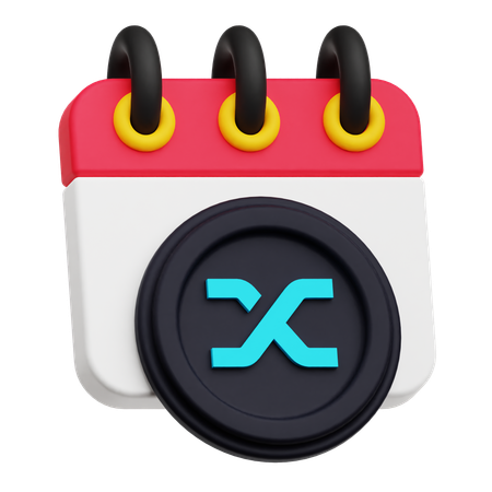 Synthetix Coin Calendar  3D Icon