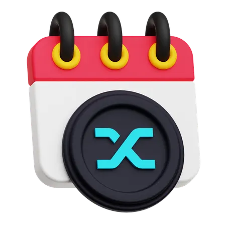 Synthetix Coin Calendar  3D Icon