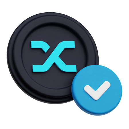 Synthetix Coin Check  3D Icon