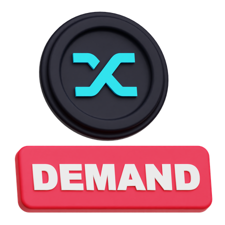 Synthetix Coin demand  3D Icon
