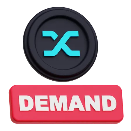 Synthetix Coin demand  3D Icon